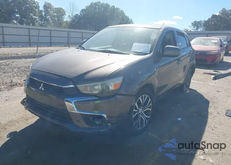 2016 Mitsubishi Outlander Sport 2.0 Es из США, поврежденный, VIN JA4AP3AU5GZ062108